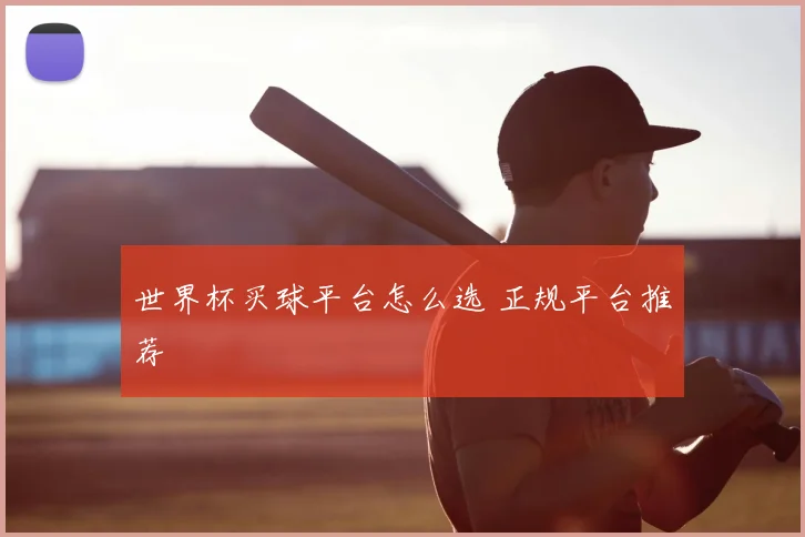 世界杯买球平台怎么选 正规平台推荐