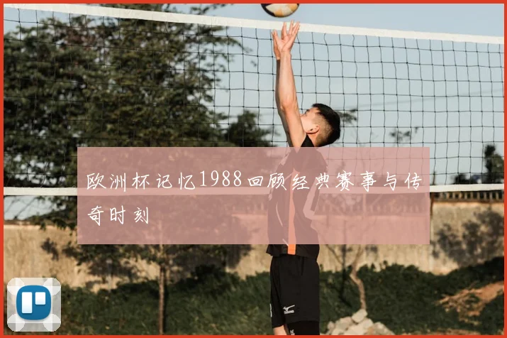 欧洲杯记忆1988回顾经典赛事与传奇时刻